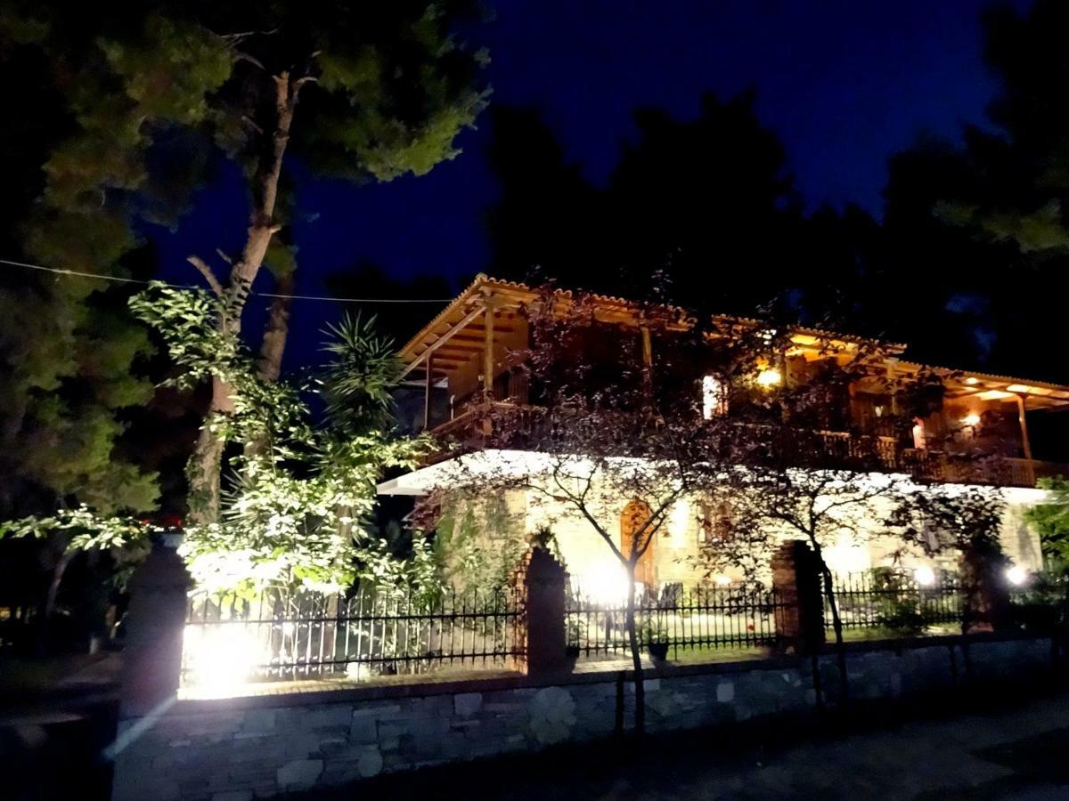 Wood And Stone Villa Sani  Exterior foto